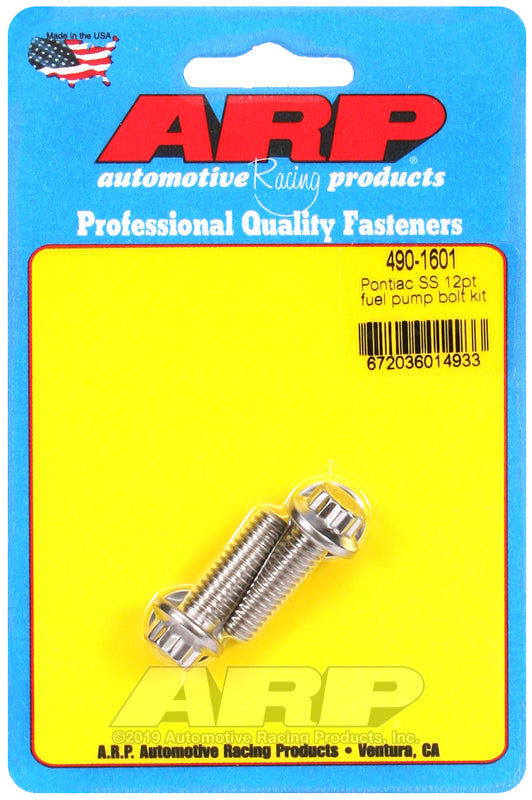 ARP Pontiac SS 12pt Fuel Pump Bolt Kit