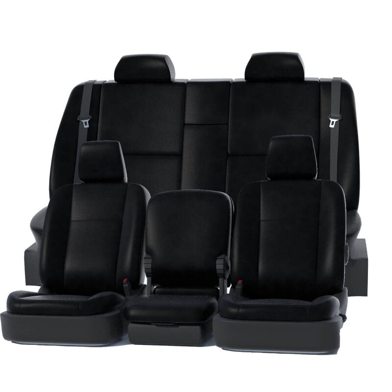 Covercraft 2025 Ford Explorer Letherette Custom Front Row Seat Covers - Black