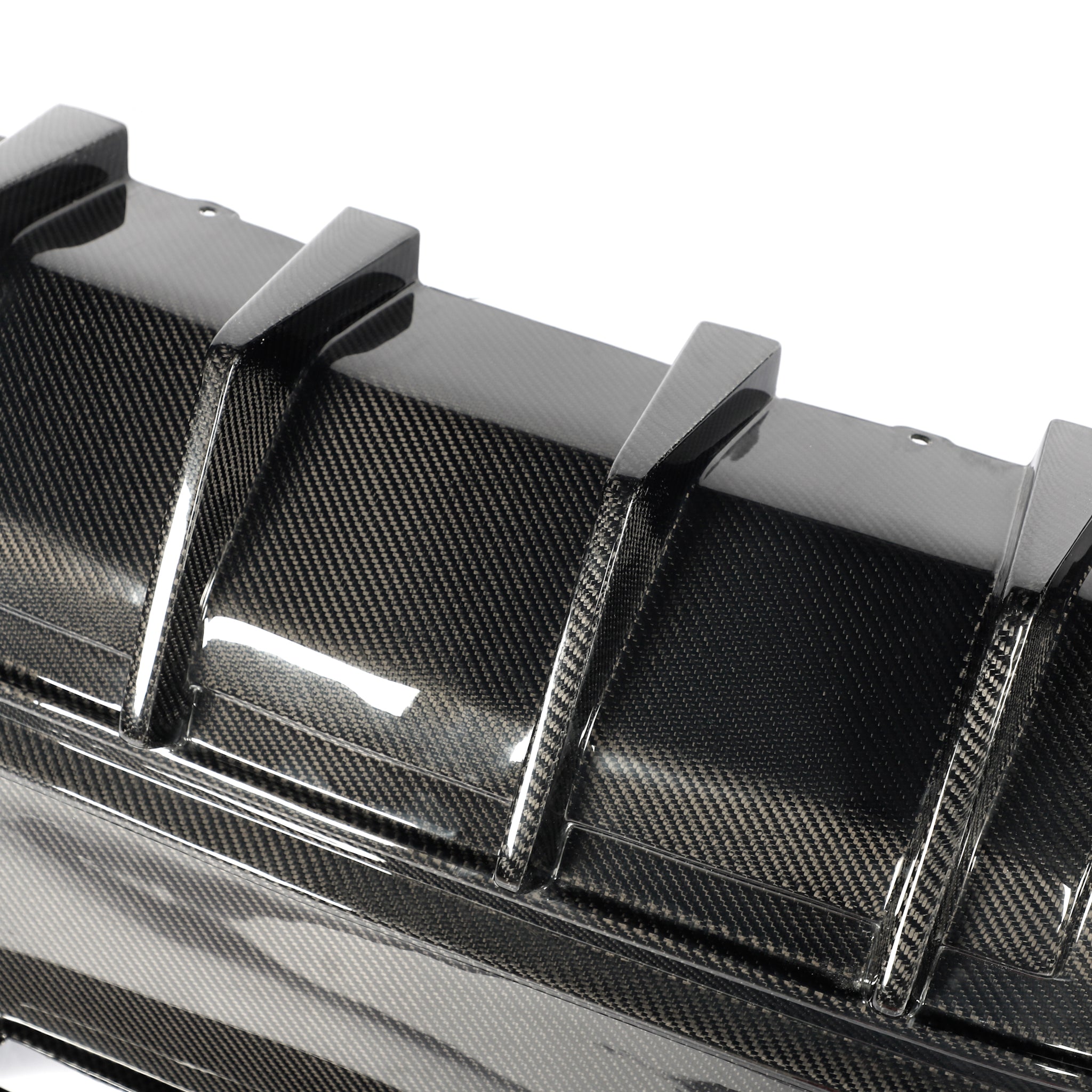 2016-2018 Camaro RS/SS/ZL1 Gloss Double Sided Carbon Fiber Rear Bumper w/Rear Diffuser Quad Tips 1pc