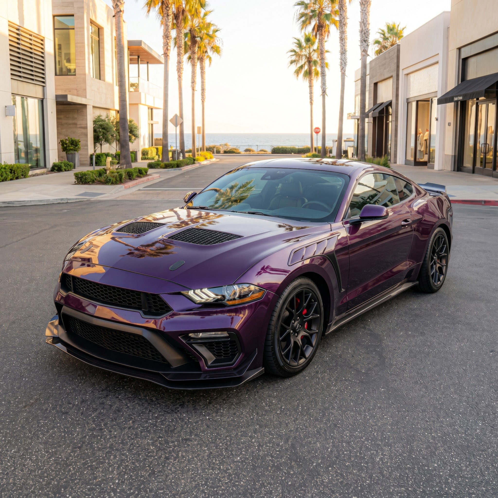 2018-2023 Mustang S550 Type-GTD Aluminum Hood For GT/EcoBoost