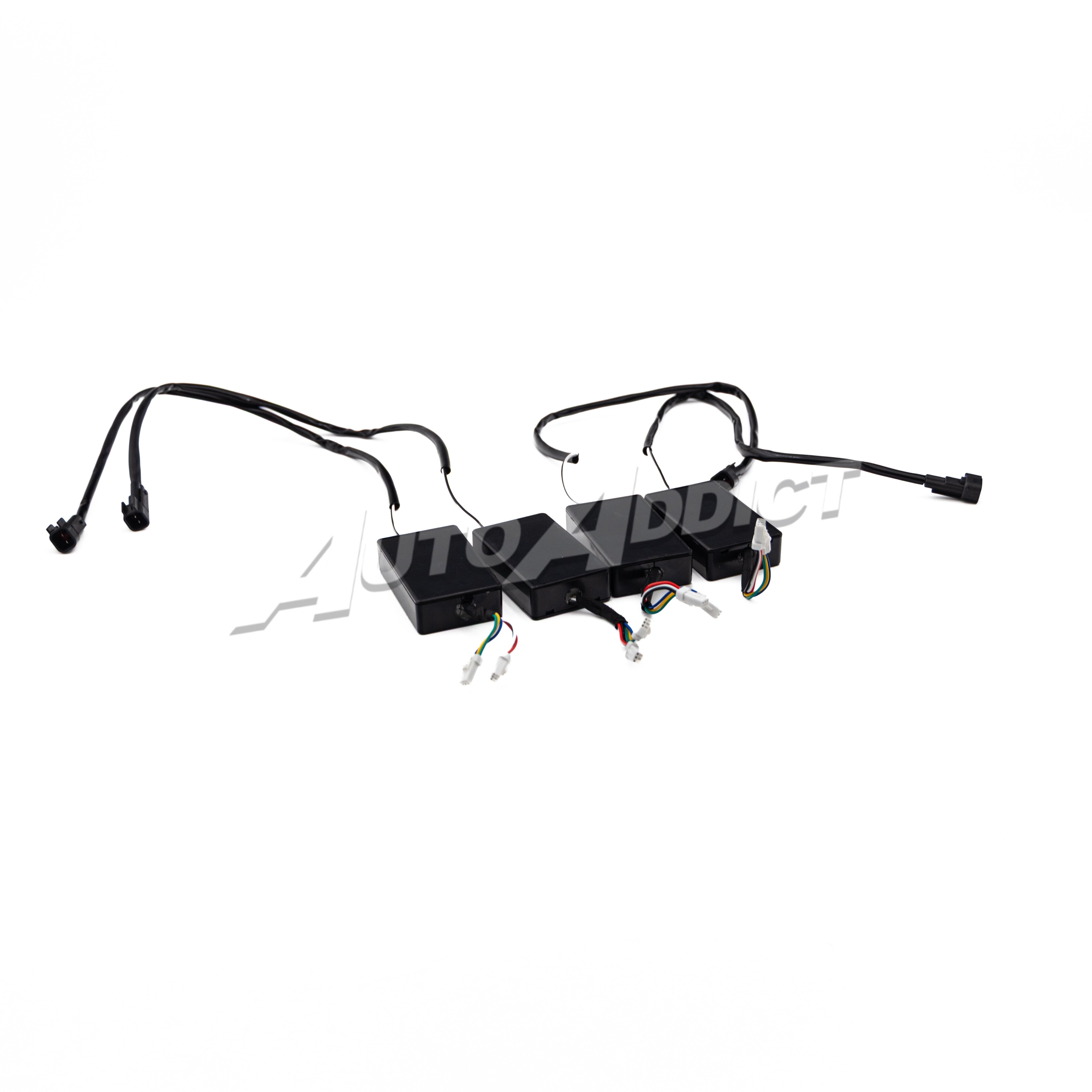 2024-2026 Mustang S650 RGB Bluetooth Dynamic Animation LED Side Markers w/ Rear Diffuser Reflector 6pc Kit