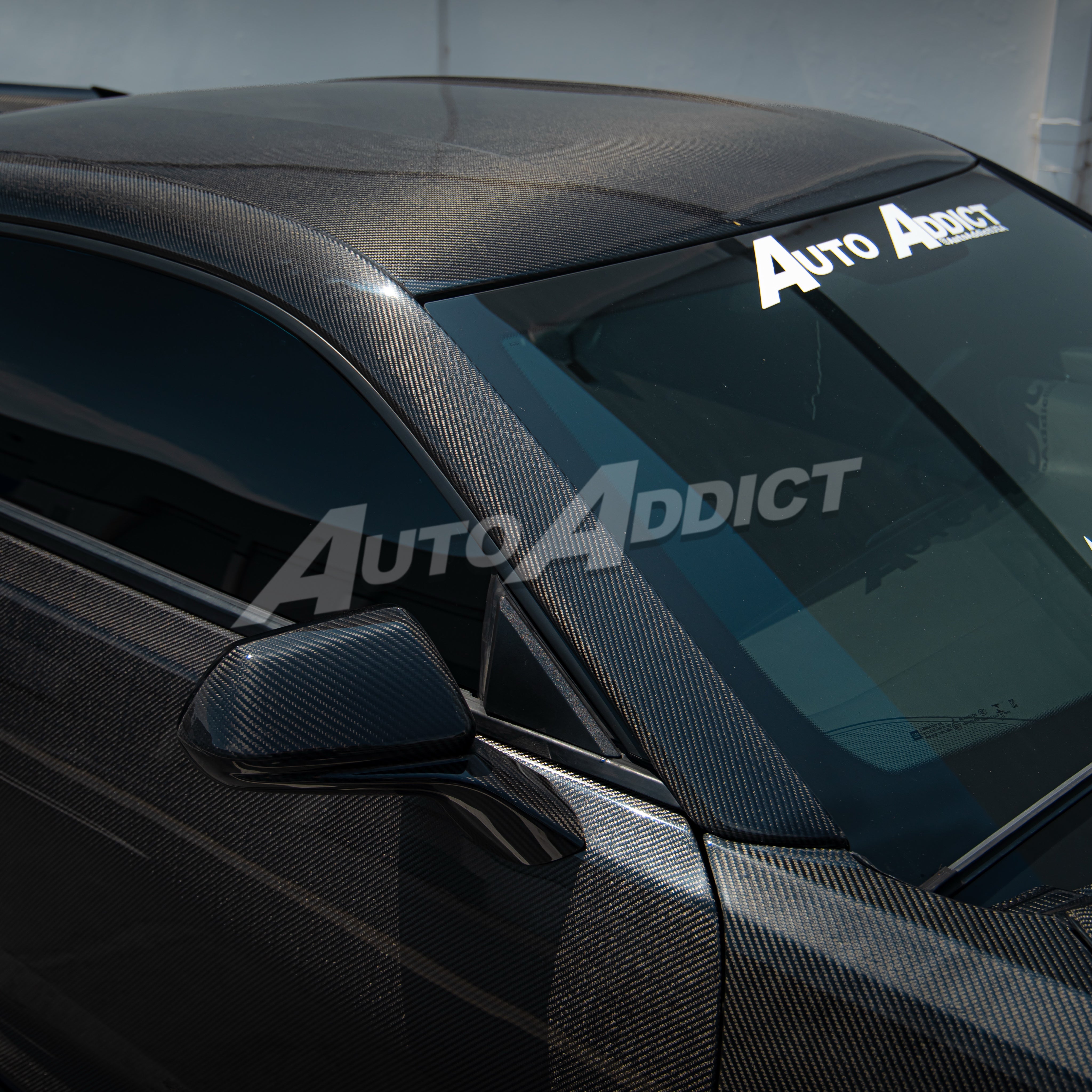 2016-2025 Camaro RS/SS/ZL1 Carbon Fiber A Pillars w/ Quarter Panel 5pc Skin Blueprint