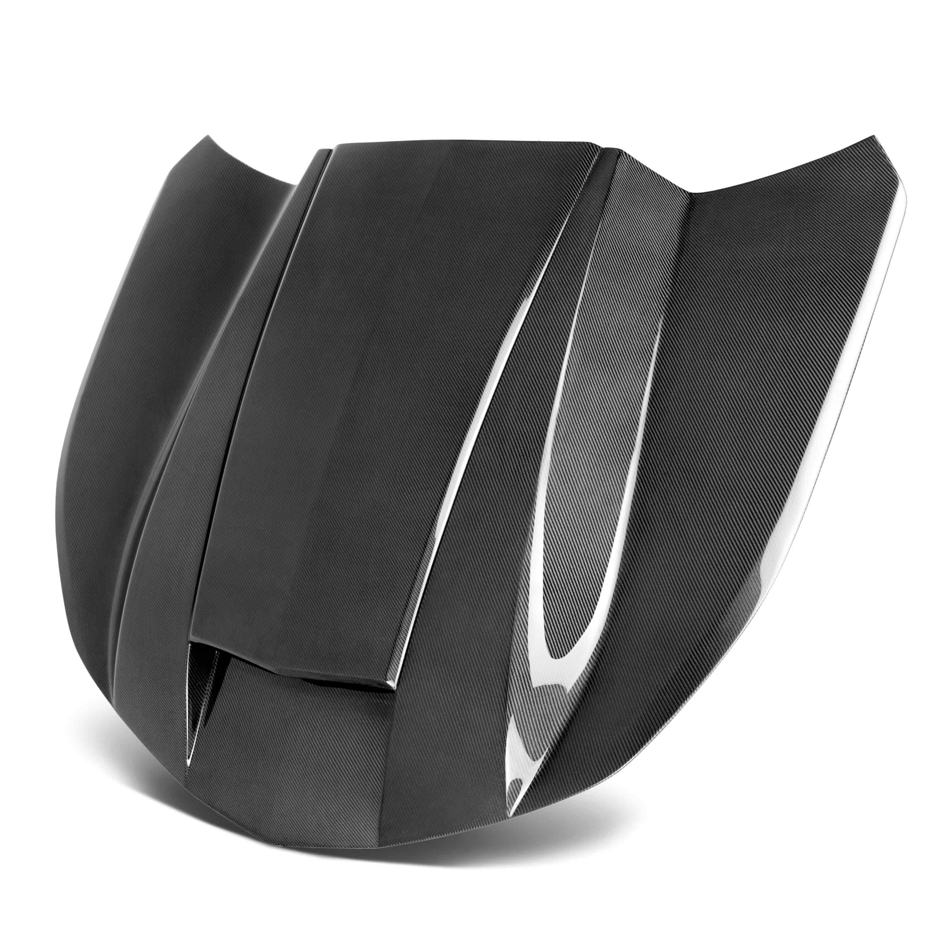 Capó de fibra de carbono de doble cara tipo Copo para Chevy Camaro 2016-2024