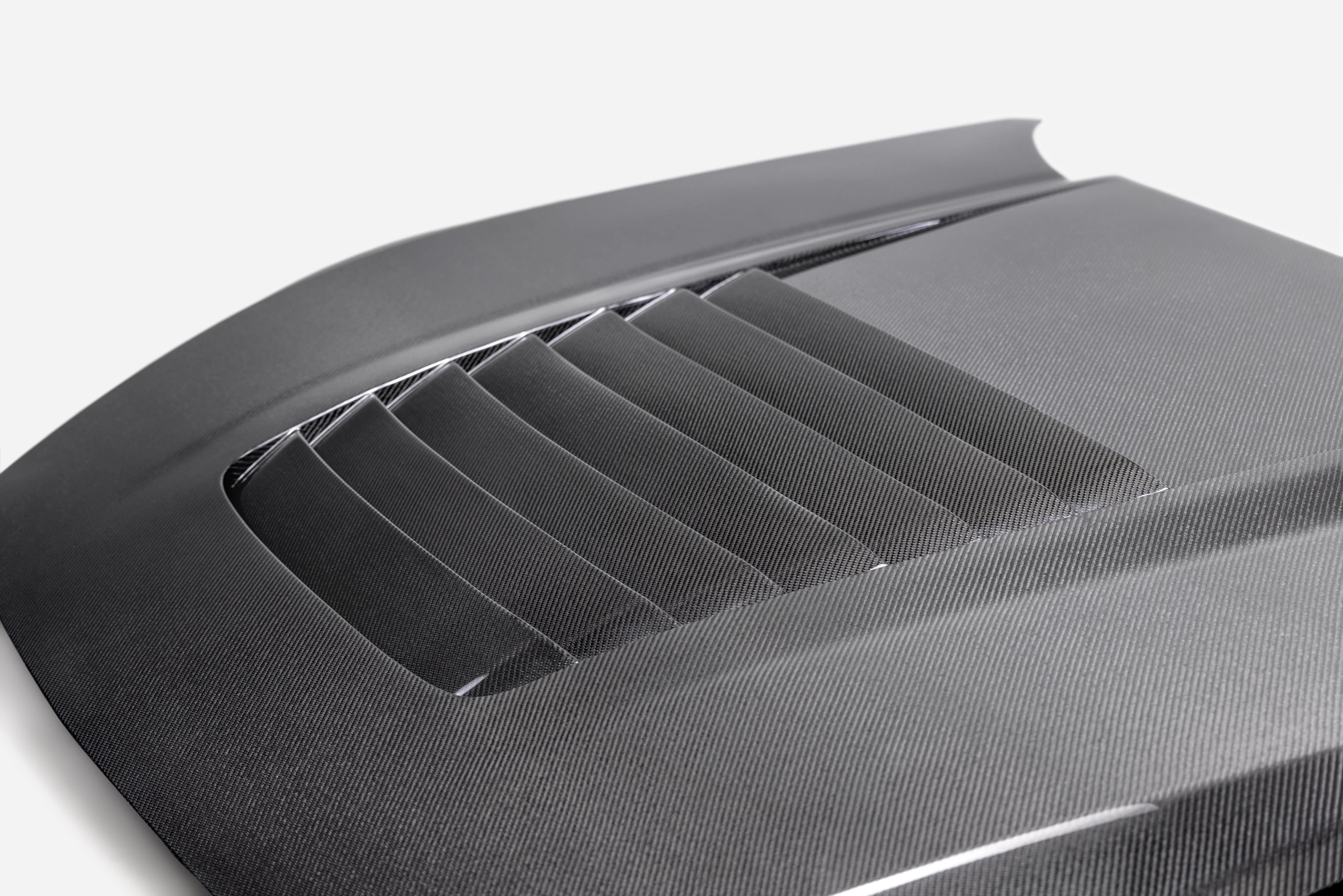 2024 + Ford Mustang Type-GT5 Double Sided Carbon Fiber Hood