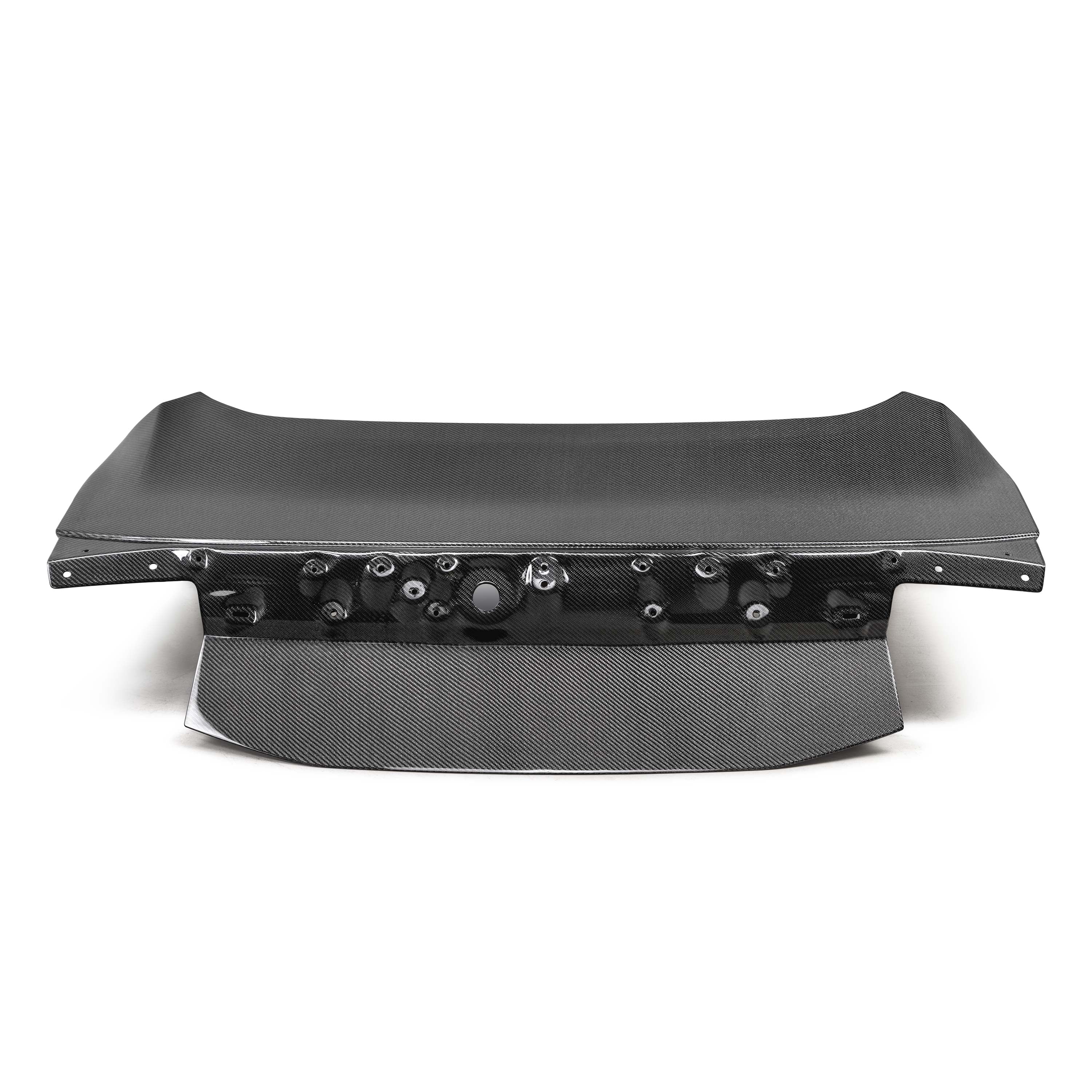 Tapa de maletero de fibra de carbono de doble cara, tipo OE, para Mustang 2024+