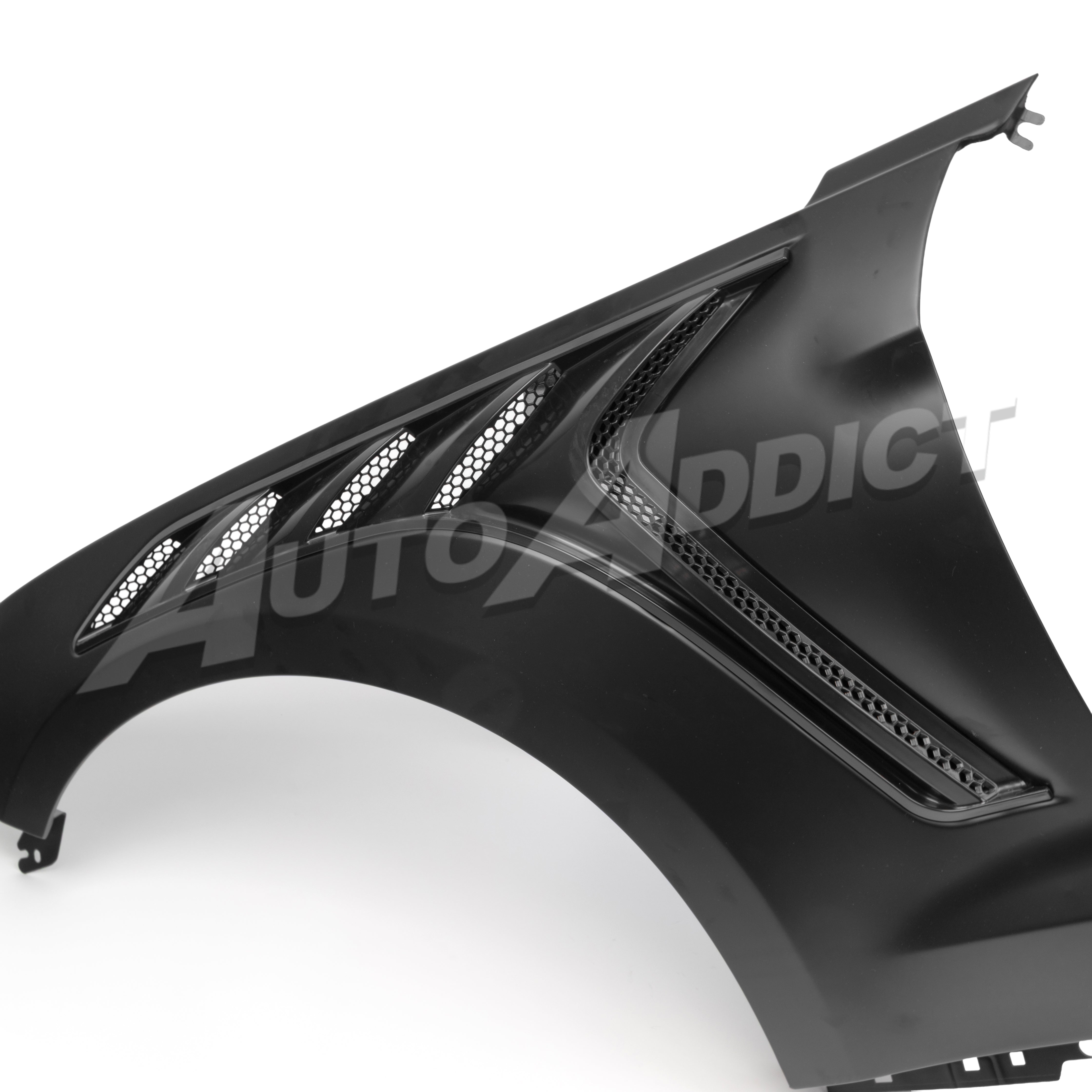 Auto Addict USA 2024 Mustang EcoBoost S650 functional vent fender detail