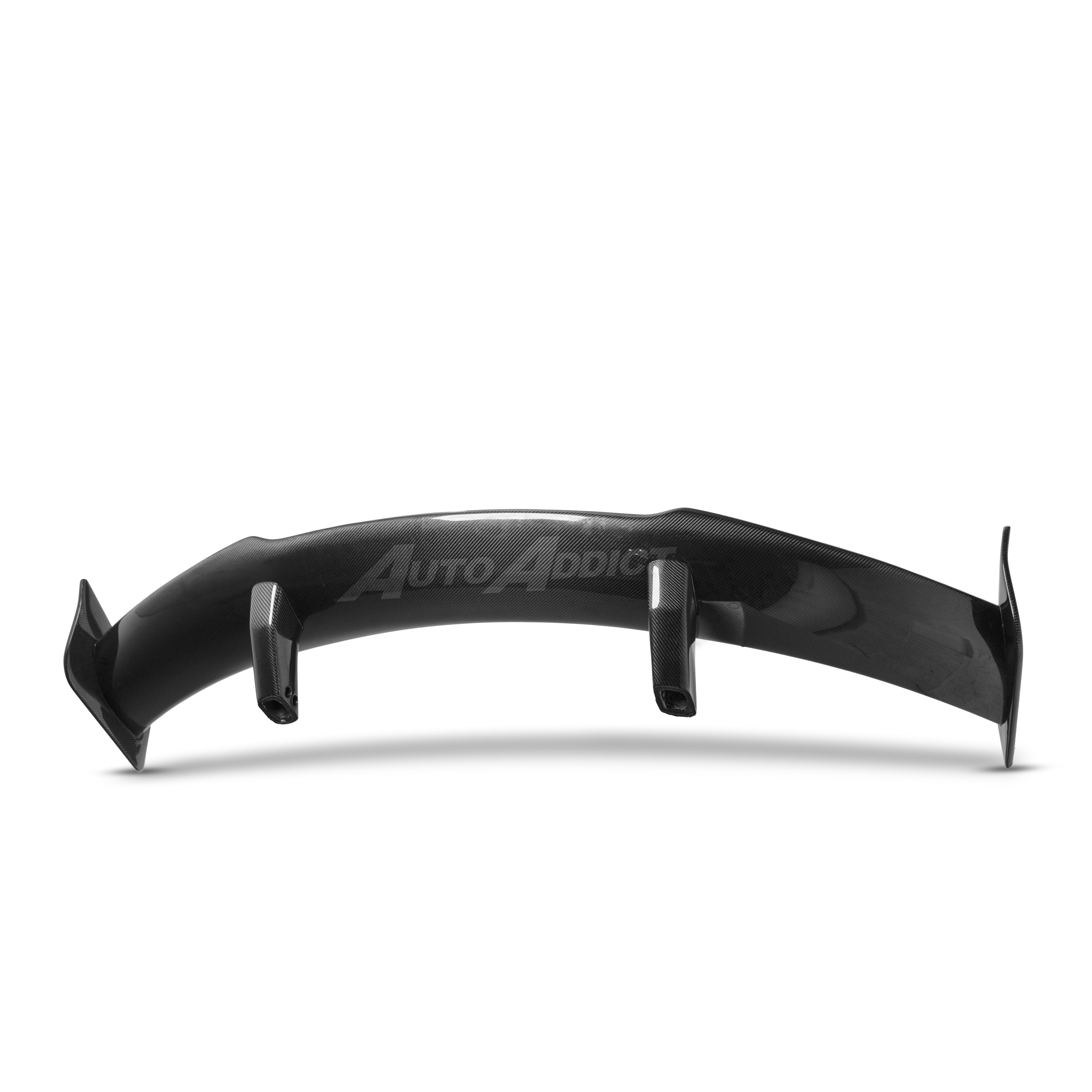 Auto Addict USA Corvette C8 Z06 ZR1 ZTK carbon fiber rear spoiler underside mounting detail