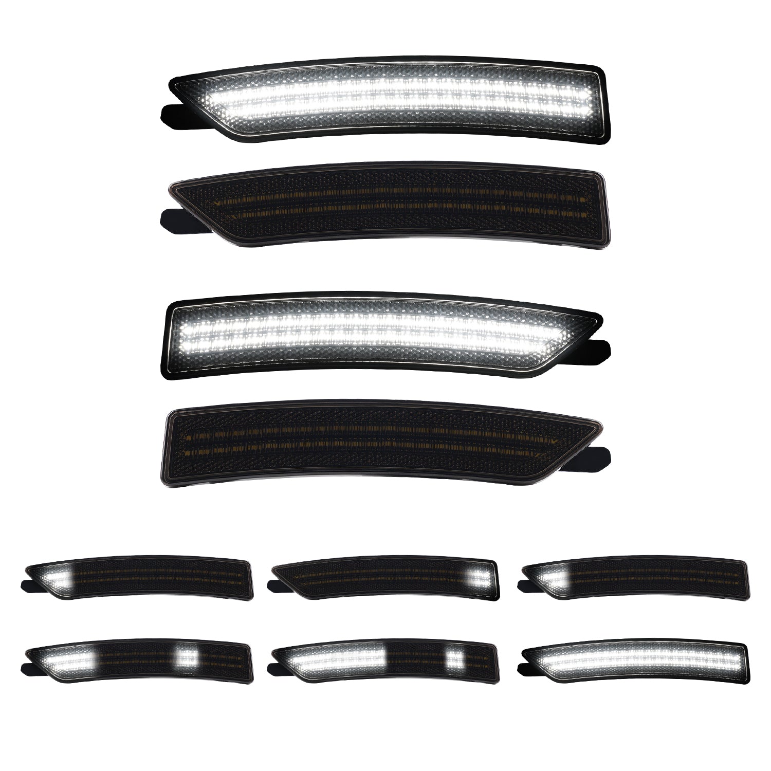 Auto Addict USA S650 Dynamic White LED Side Marker Set