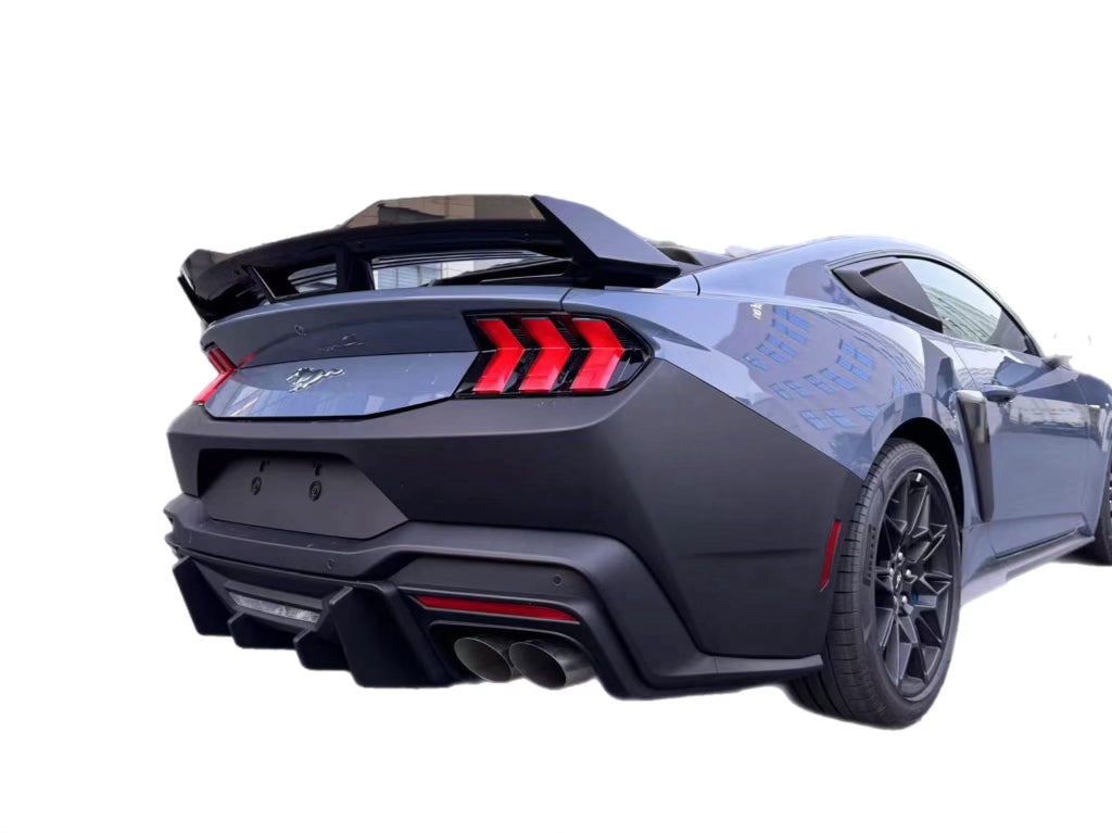 PRE-ORDEN 2024 + Alerón trasero Ford Mustang Dark Horse ABS negro brillante