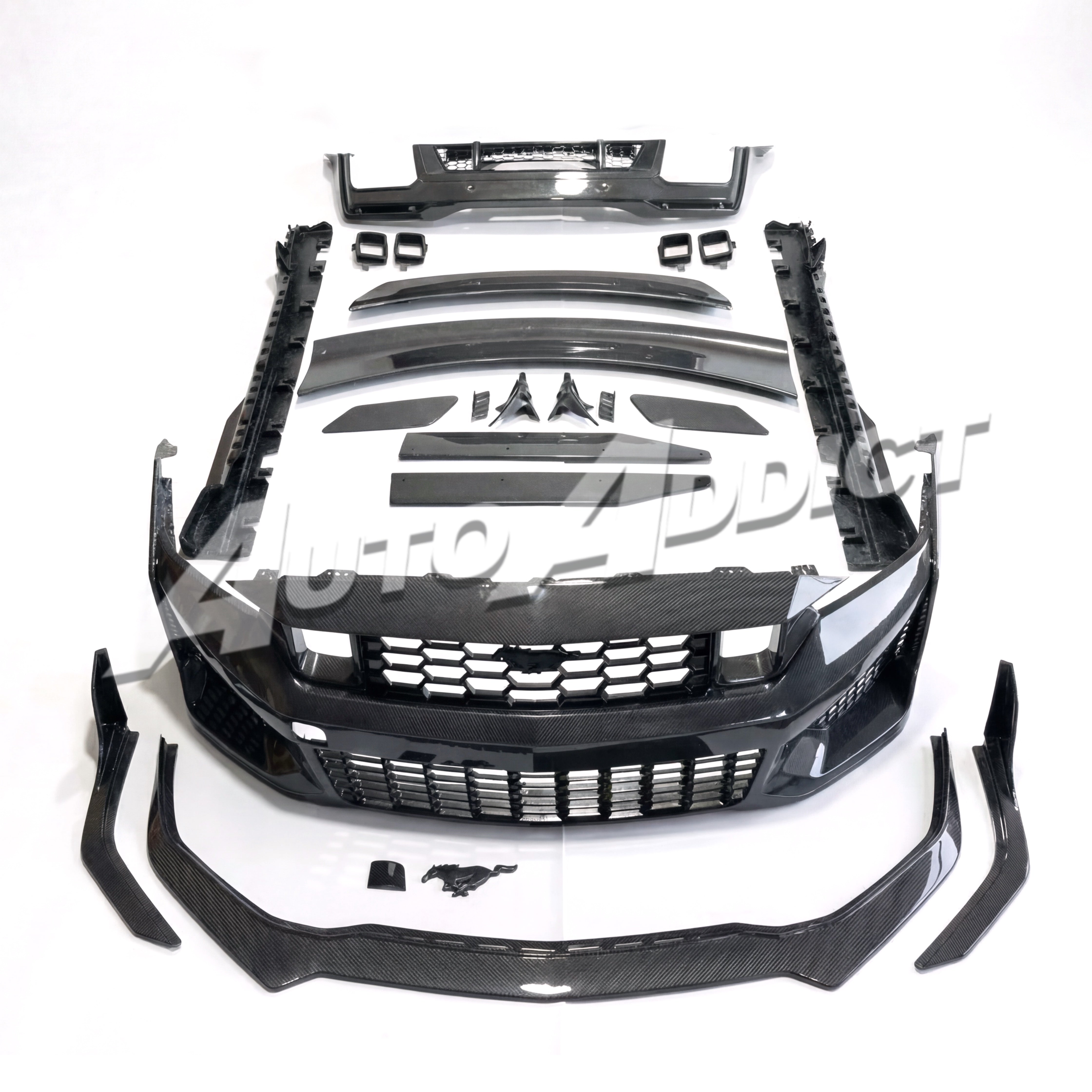 Mustang Dark Horse carbon fiber track package Auto Addict USA