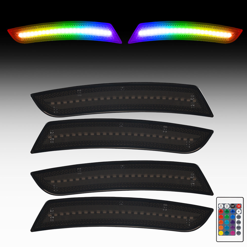 2016-2025 Chevrolet Camaro RGB Smoked LED Side Markers