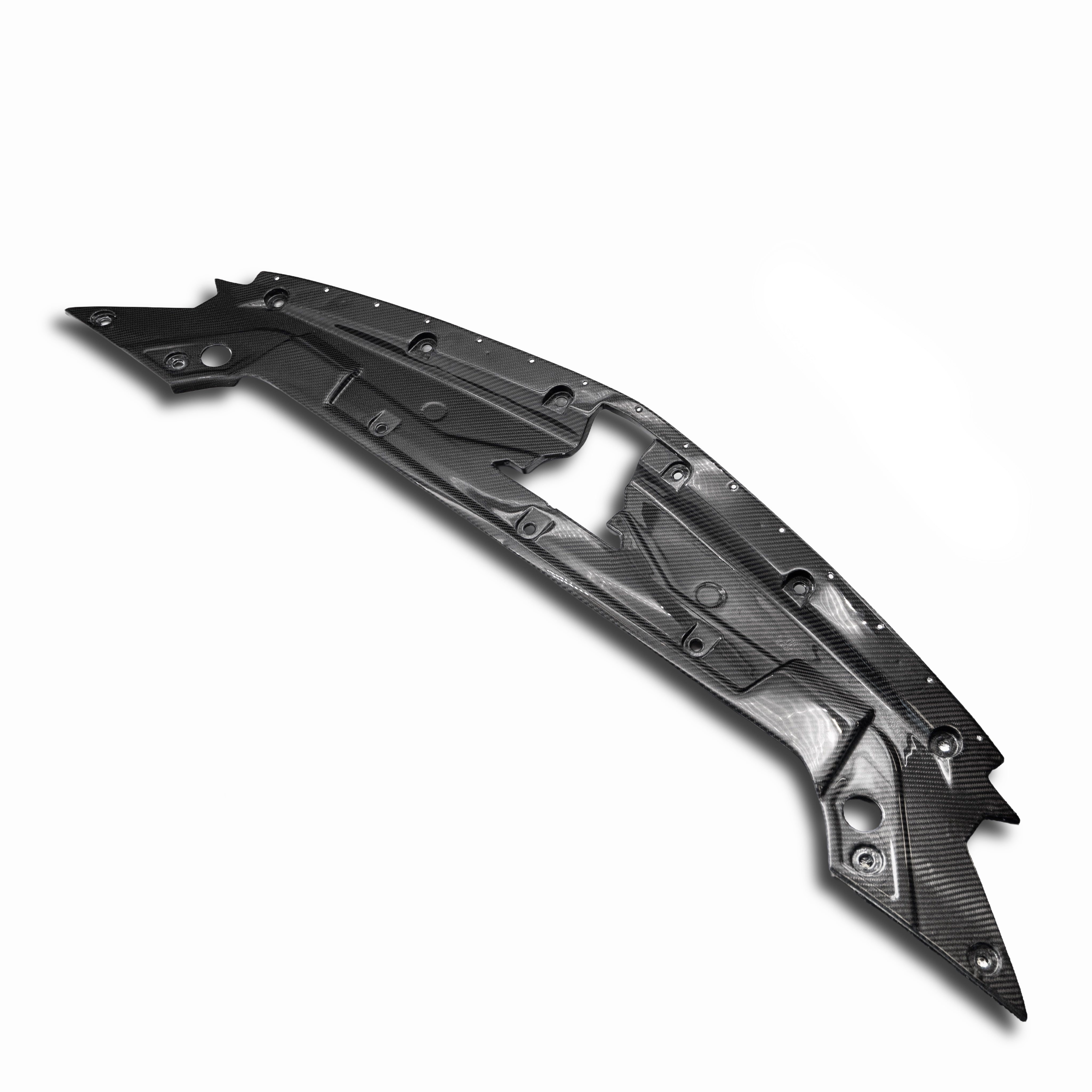 2021-2025 Cadillac CT5-V Blackwing Engine Panel Trim Radiator Cover Gloss Carbon Fiber 3pc Kit