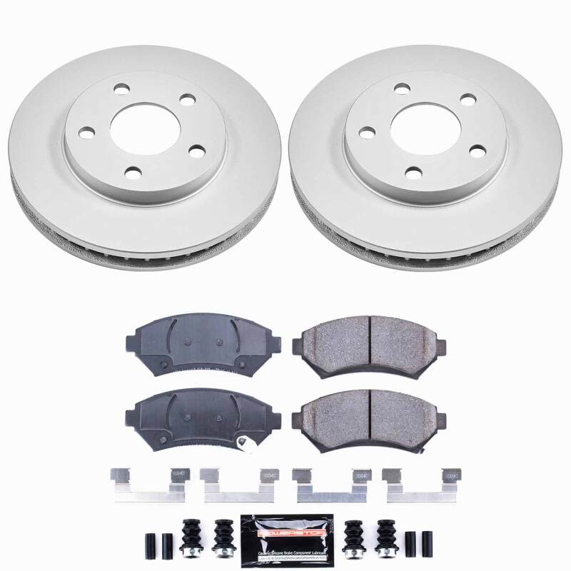 Power Stop 97-05 Buick Century Front Z23 Coated Brake Kit