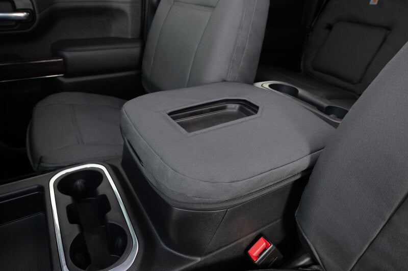 Covercraft 15-22 Chevrolet Colorado Carhartt PrecisionFit Custom Second Row Seat Covers - Gravel