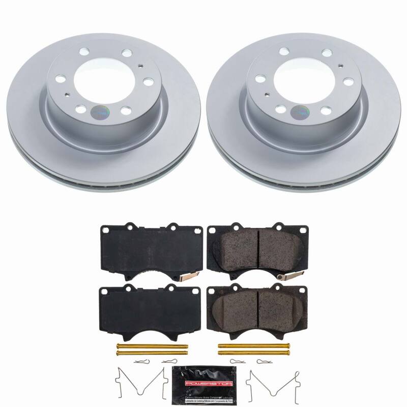Power Stop 24-25 Toyota Tacoma Front Z23 Coated Brake Kit