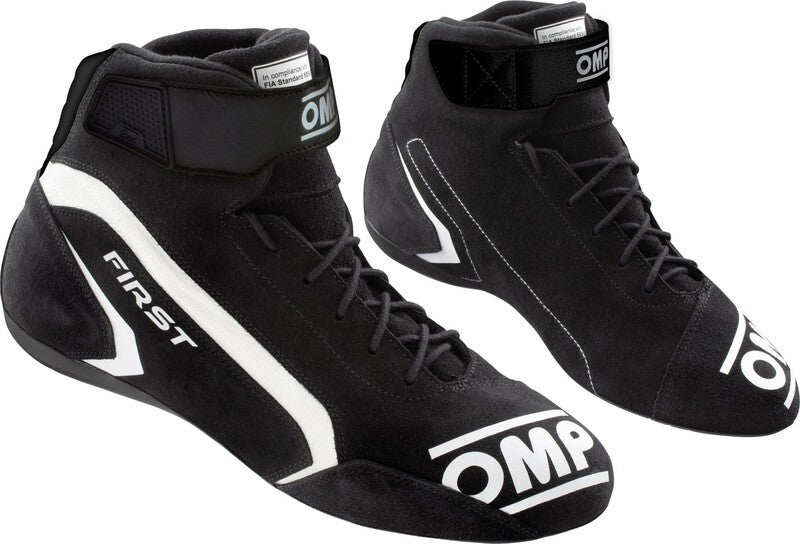 OMP FIRST SHOES FIA 8856-2018 NAVY BLUE / ORANGE SZ 48
