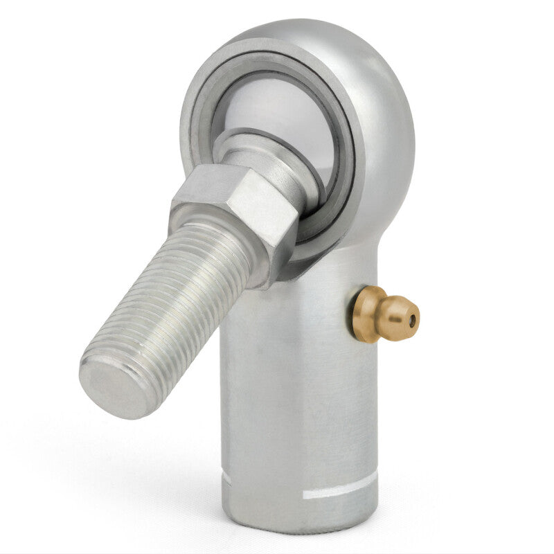 QA1 K Series 3-Pc Rod End - Female/Left Hand - .625in Bore x 5/8-18 w/Stud & Zerk - Carbon Steel