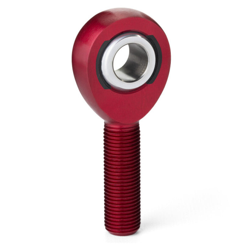 QA1 A Series Endura Rod End - Male/Right Hand - .25in Bore x 1/4-28 - Clear Aluminum