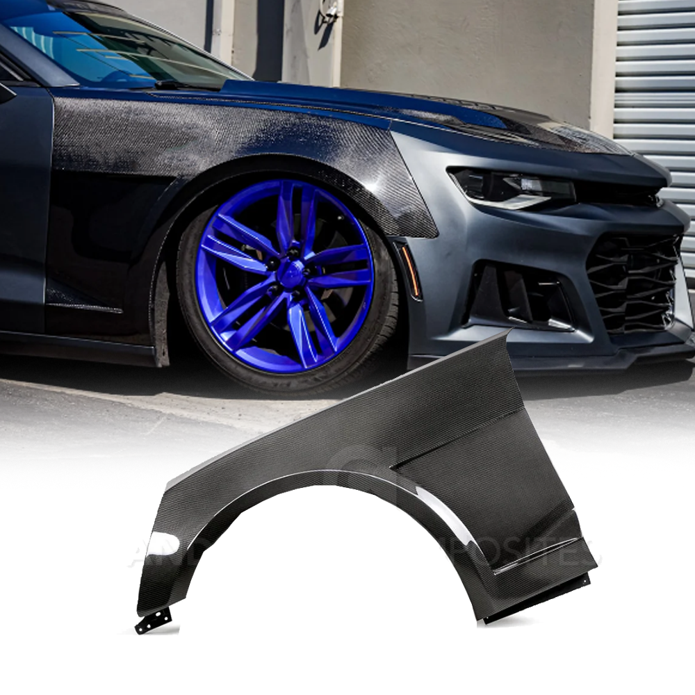 GUARDABARROS DE FIBRA DE CARBONO TIPO SS PARA CAMARO 2016-2024 (PAR)