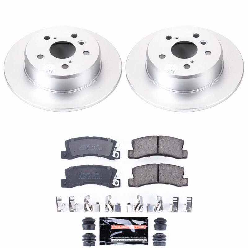 Power Stop 99-03 Lexus RX300 Rear Z23 Coated Brake Kit
