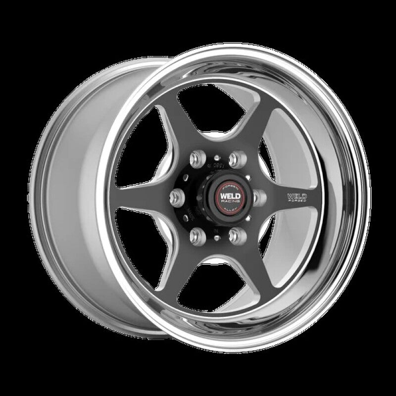 Weld S79 HD S79 17x5in / 6x135 BP / 2.7in BS Black Center - Polished Shell Wheel