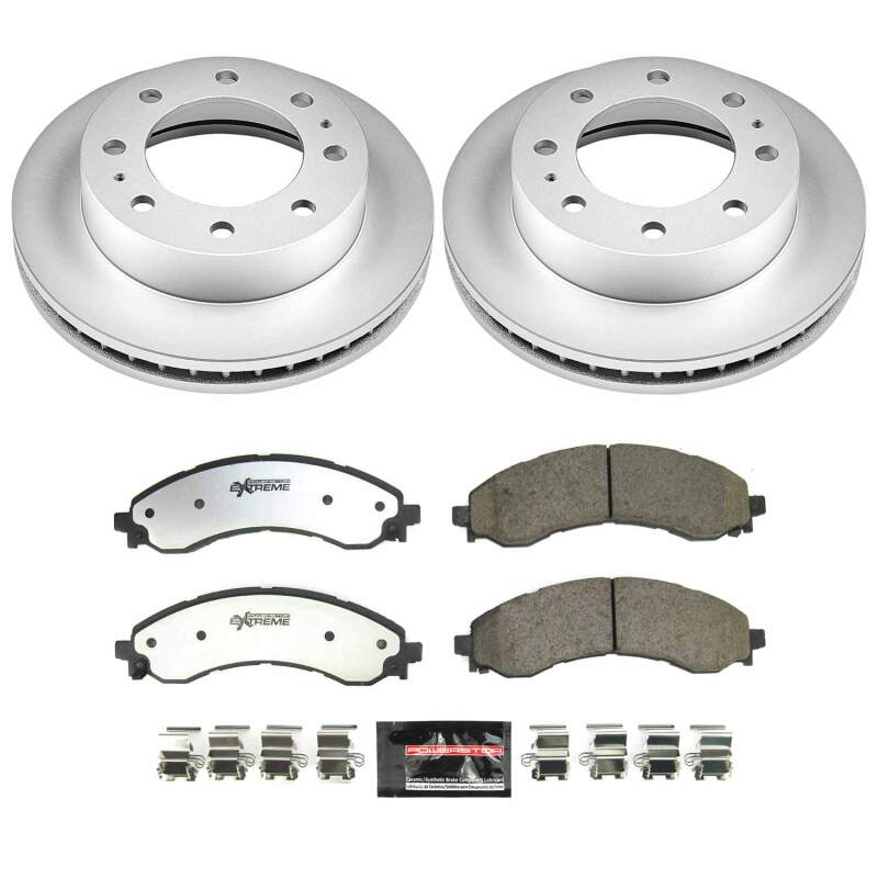 Power Stop 21-23 Chevrolet Express 2500 Front Z36 Coated Truck & Tow Brake Kit