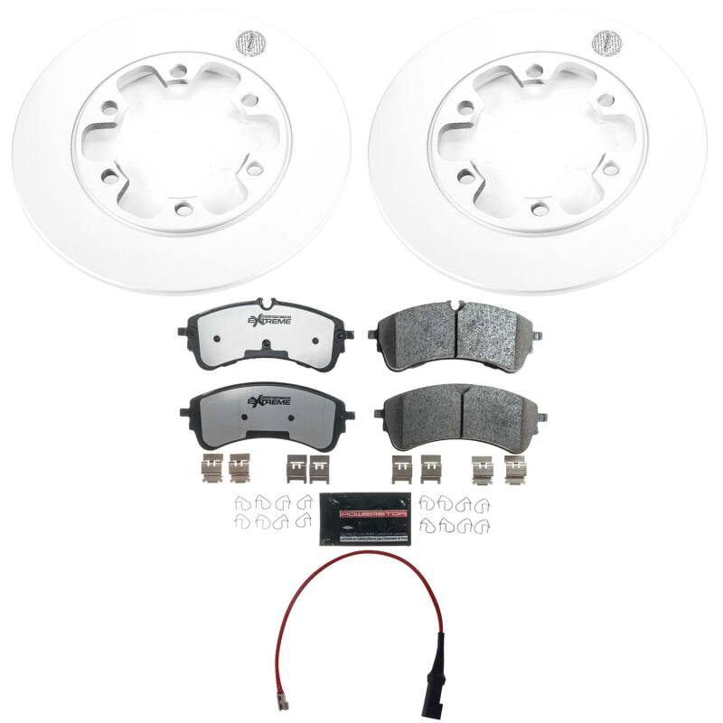 Power Stop 20-24 Ford Transit-350 HD Rear Z36 Coated Truck & Tow Brake Kit