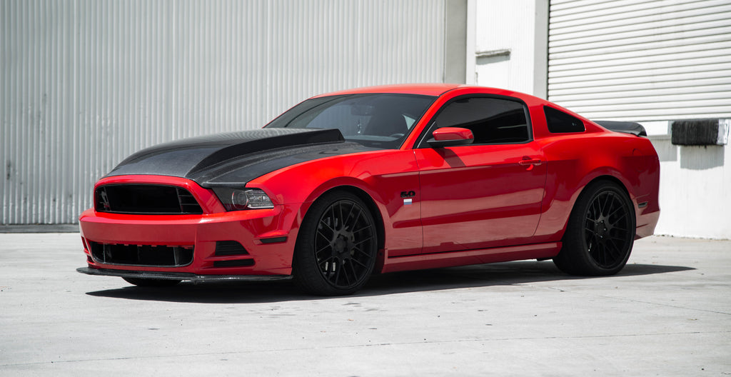 Capó de fibra de carbono para Ford Mustang Type-CJ 2013-2014
