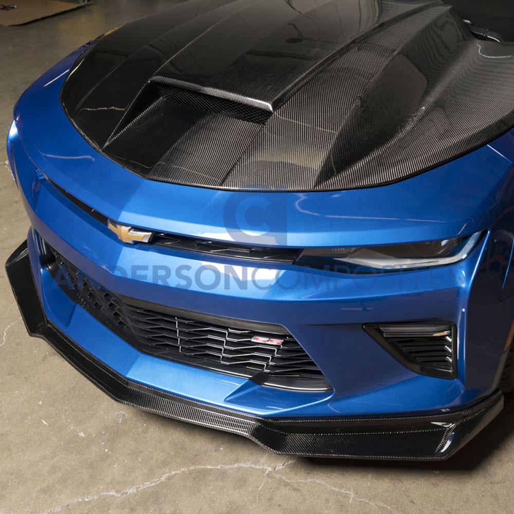 BORDE DELANTERO DE FIBRA DE CARBONO ESTILO ZL1 CHEVY CAMARO SS 2016-2024