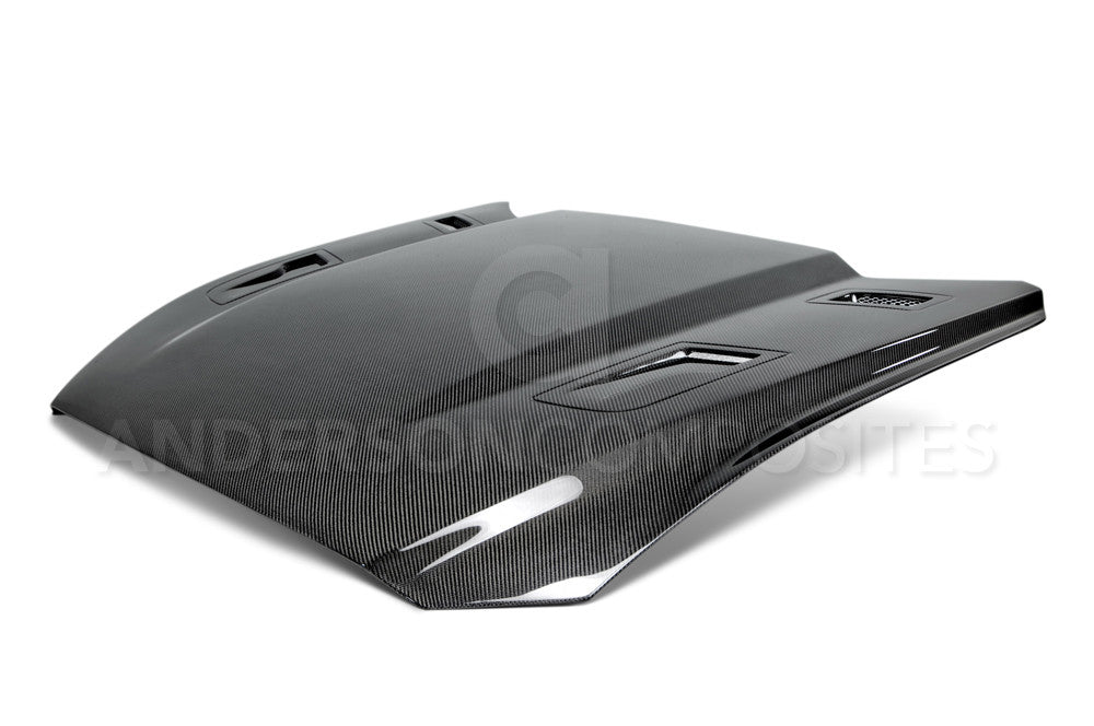 2015-2017 Mustang Type-GTH Double Sided Carbon Fiber Hood