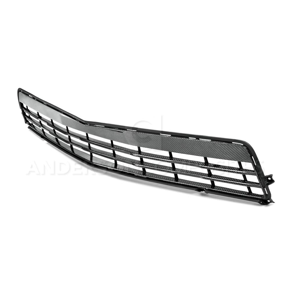2014-2015 CHEVY CAMARO SS/Z28 PARRILLA INFERIOR DELANTERA DE FIBRA DE CARBONO