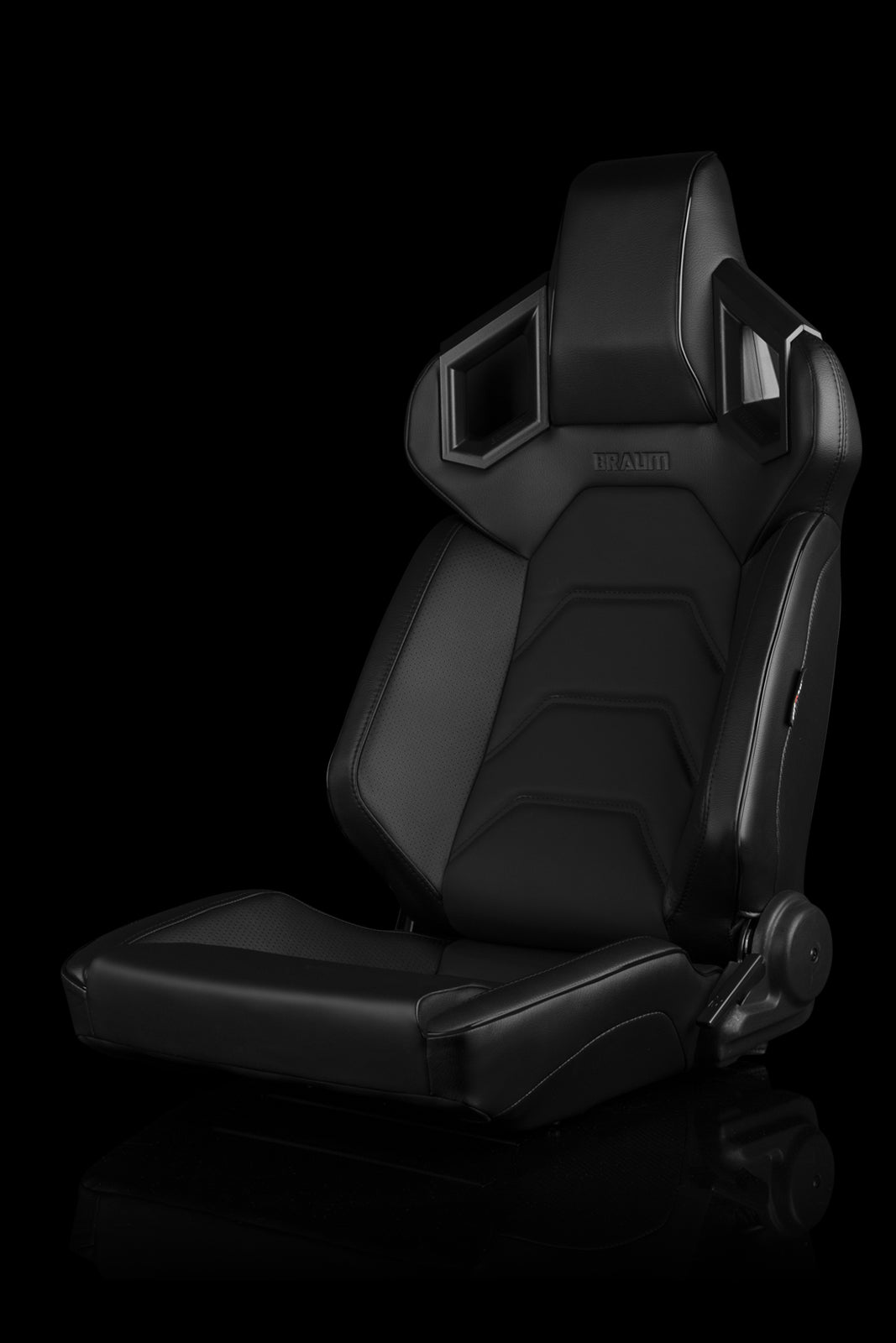 ASIENTOS DE CARRERAS UNIVERSALES BRAUM SERIE ALPHA-X (COSTURAS NEGRAS | VERSIÓN DE BASE BAJA) – PAR