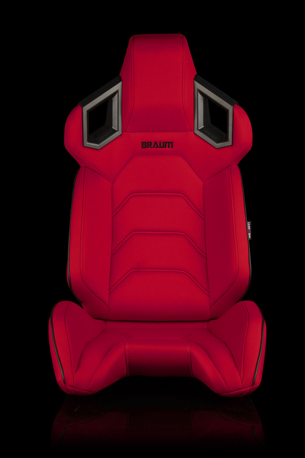 Universal BRAUM ALPHA-X SERIES RACING SEATS (RED CLOTH) – PAIR