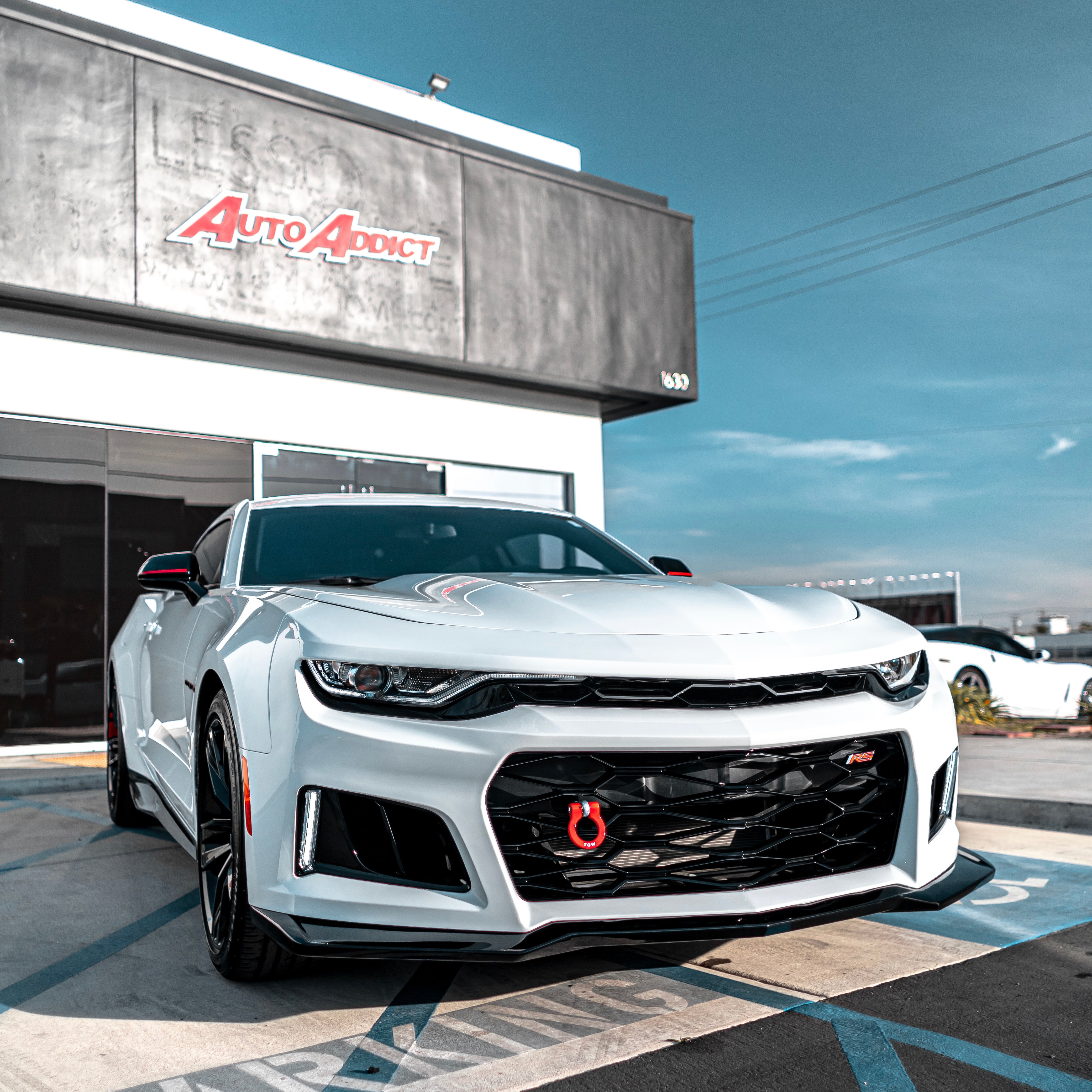 2019-2025 Chevy Camaro ZL1 Front Bumper Conversion 9pcs Full Kit for RS Headlights