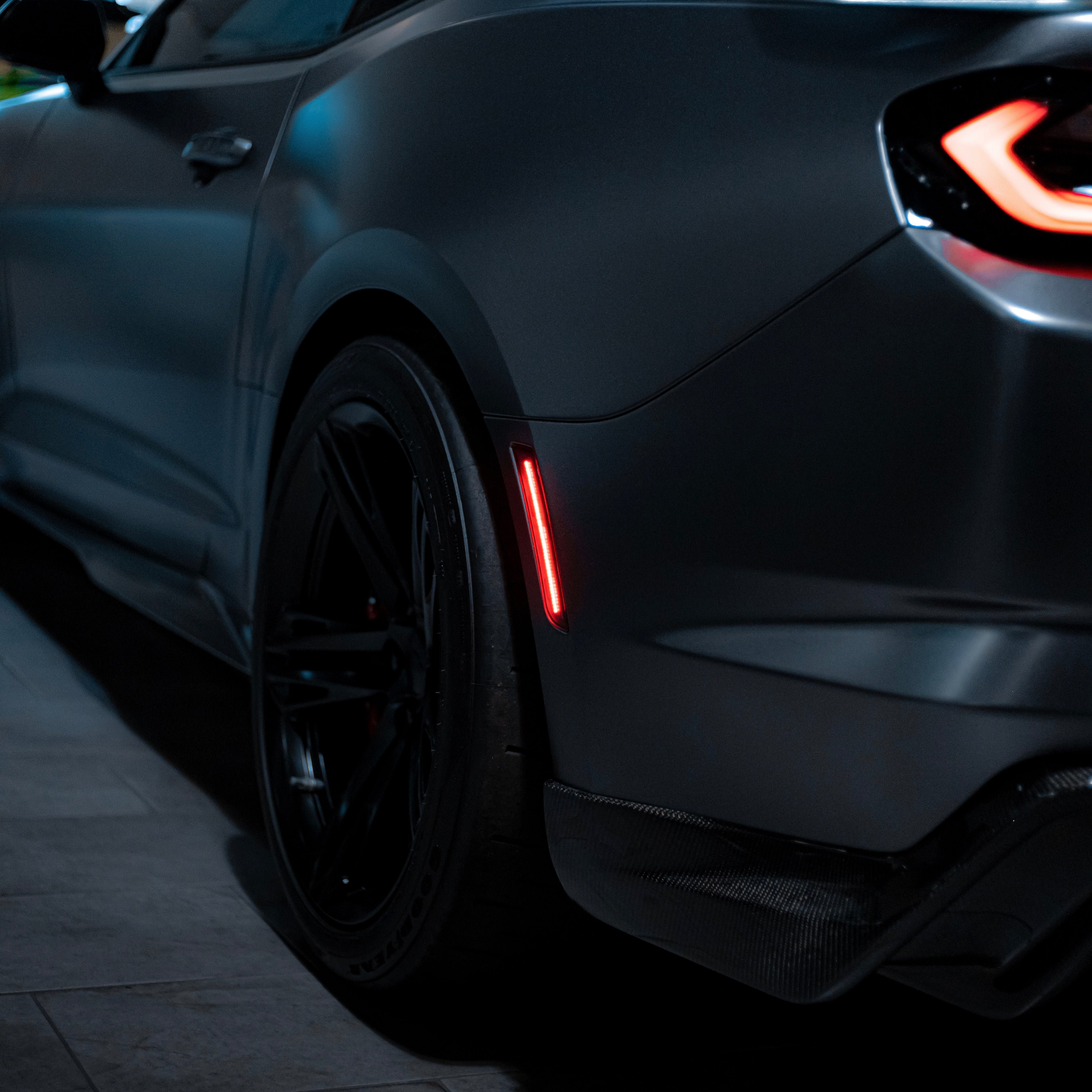 2016-2024 Chevrolet Camaro LT, RS, SS, ZL1 Black Housing LED Side Markers