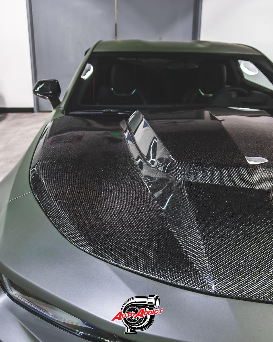 2016-2024 Camaro ZL1 Type-AZ Double Sided Full Carbon Fiber Hood