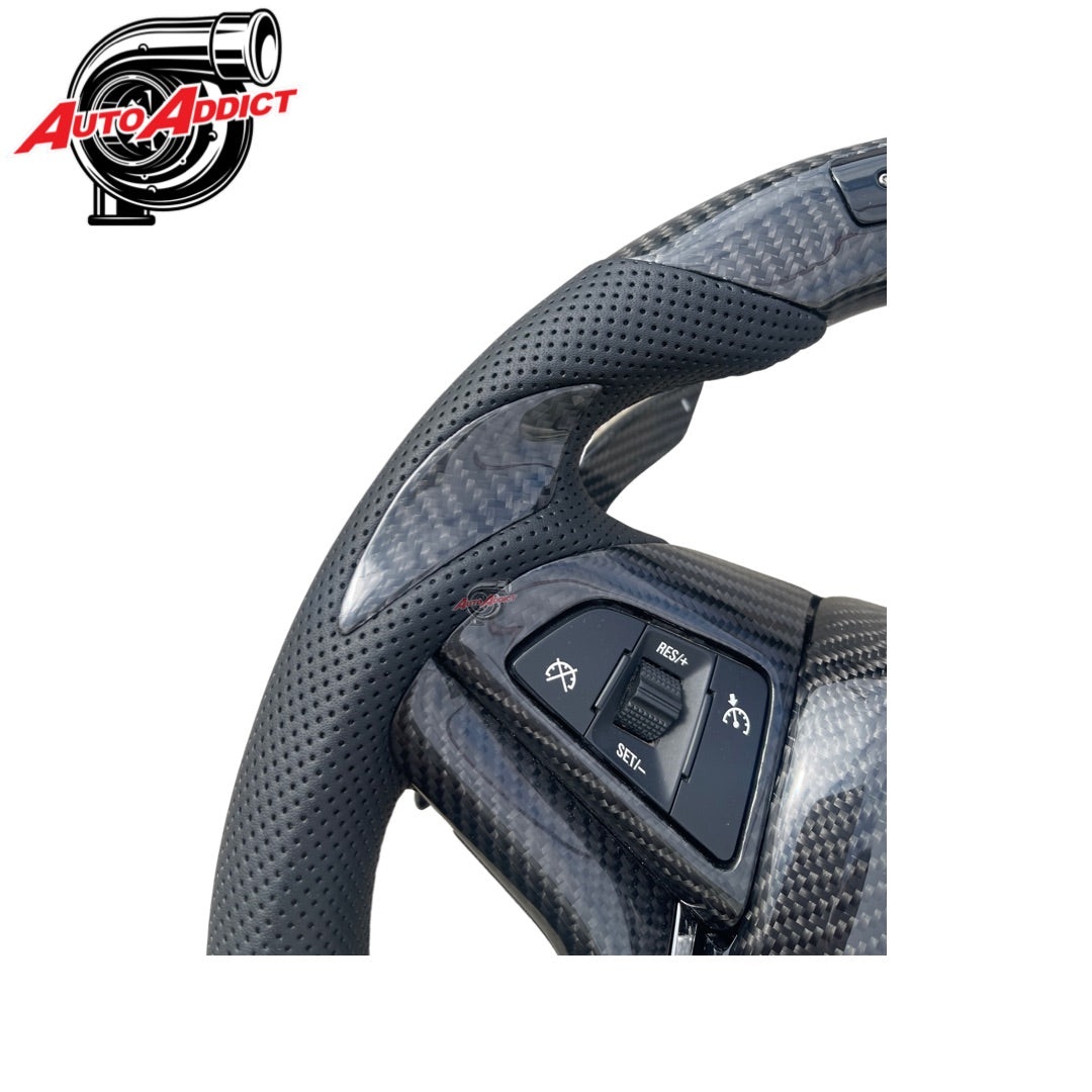 2012-2015 Chevy Camaro Custom Carbon Fiber Steering Wheel