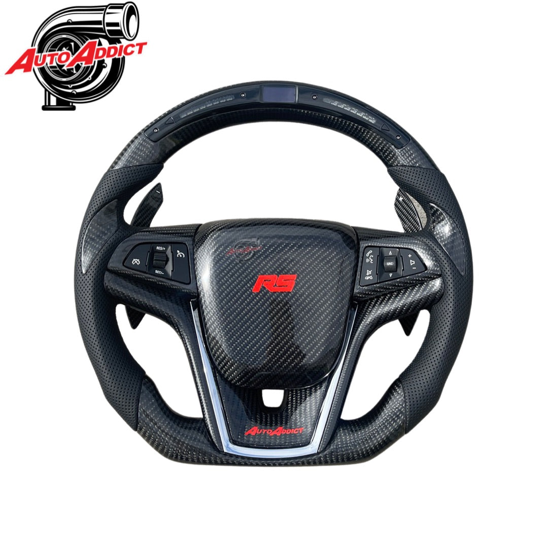 Volante de fibra de carbono personalizado para Chevy Camaro 2012-2015