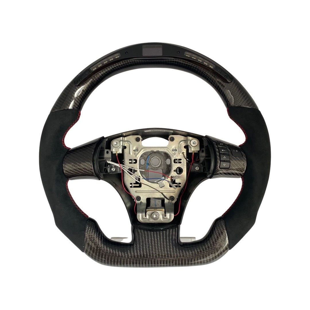 Volante de fibra de carbono personalizado para Chevy Corvette C6 2005-2013