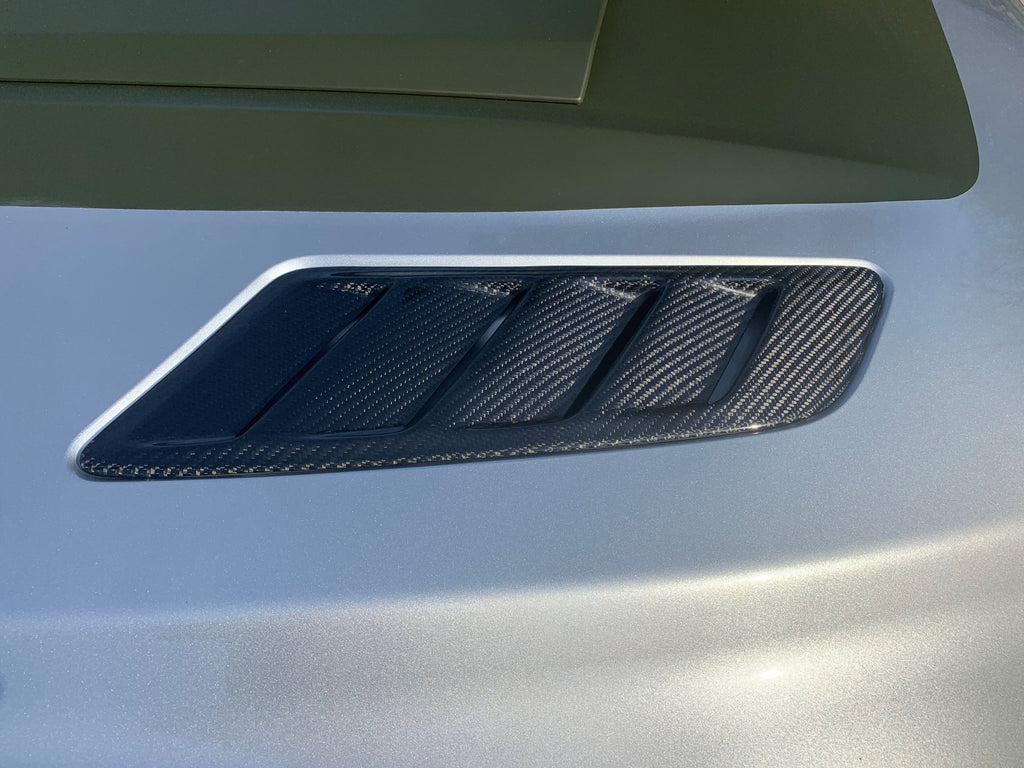 2015-2017 Mustang GT Carbon Fiber Hood Vents Type-AB