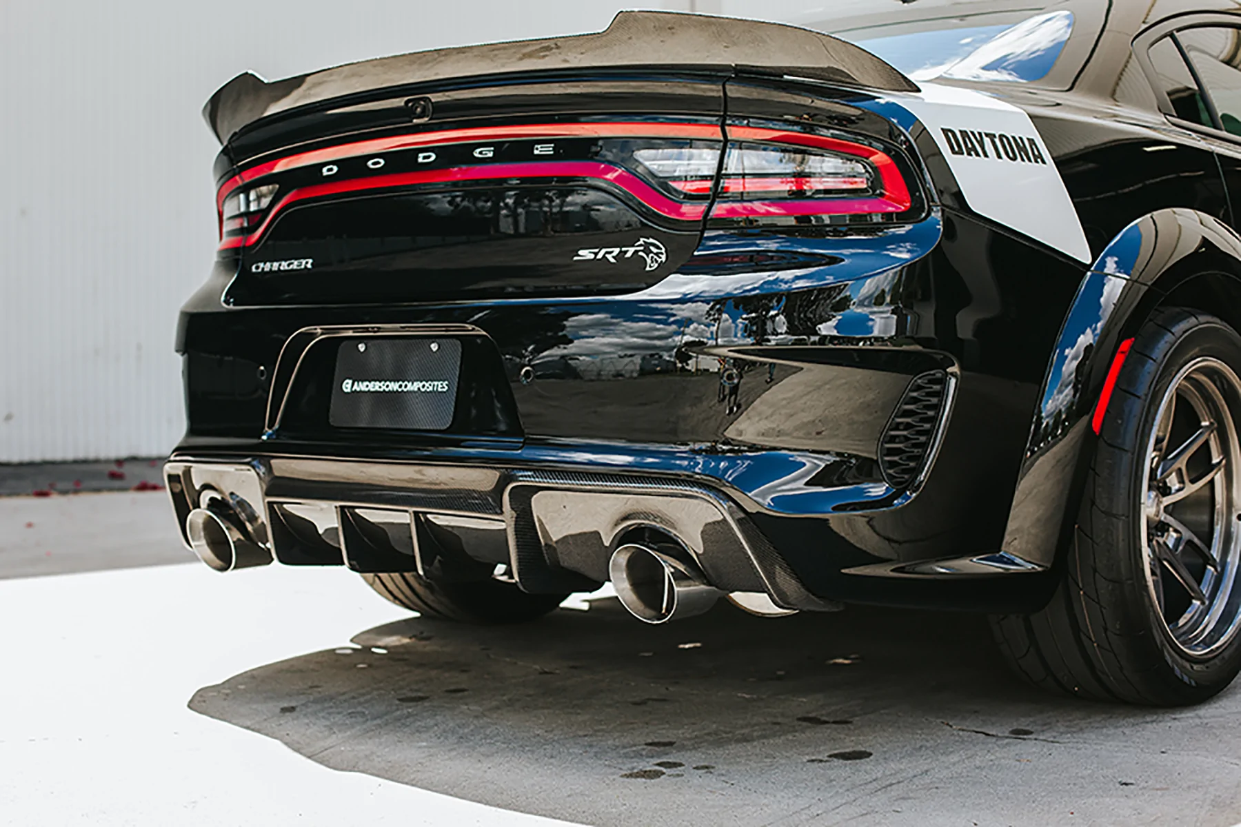 2020-2023 Dodge Charger Widebody Hellcat Carbon Fiber Rear Diffuser Valance
