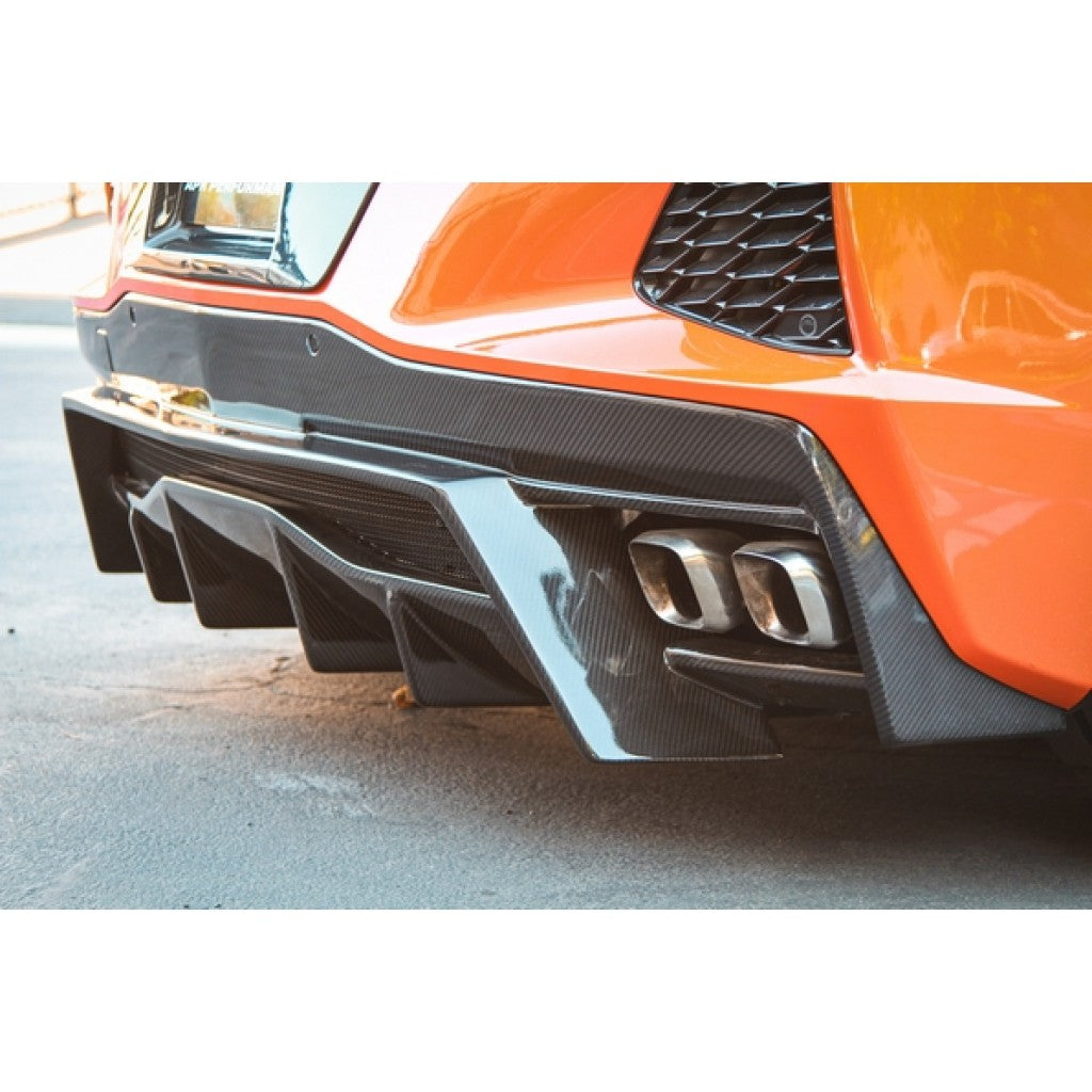 2020-2024 Chevrolet Corvette C8 Carbon Fiber Rear Diffuser