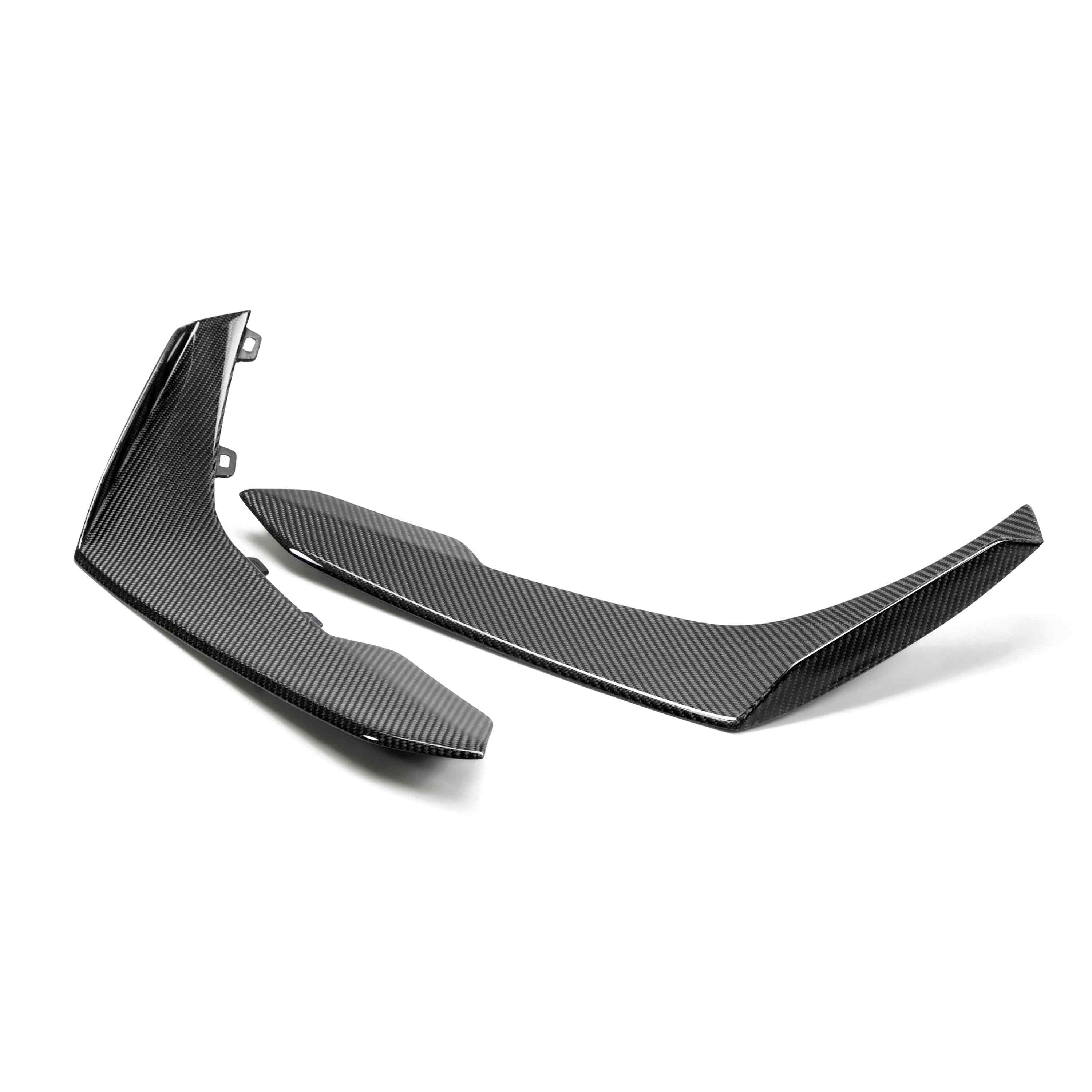 2017-2023 CAMARO ZL1 1LE CARBON FIBER FRONT BUMPER CANARDS (DIVE PLANES)