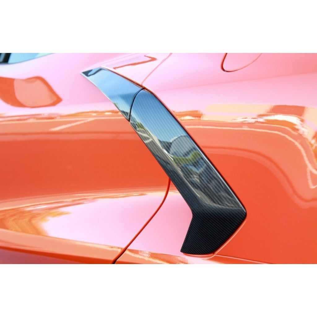 2020-2024 Chevrolet Corvette C8 Carbon Fiber Quarter Panel Trim