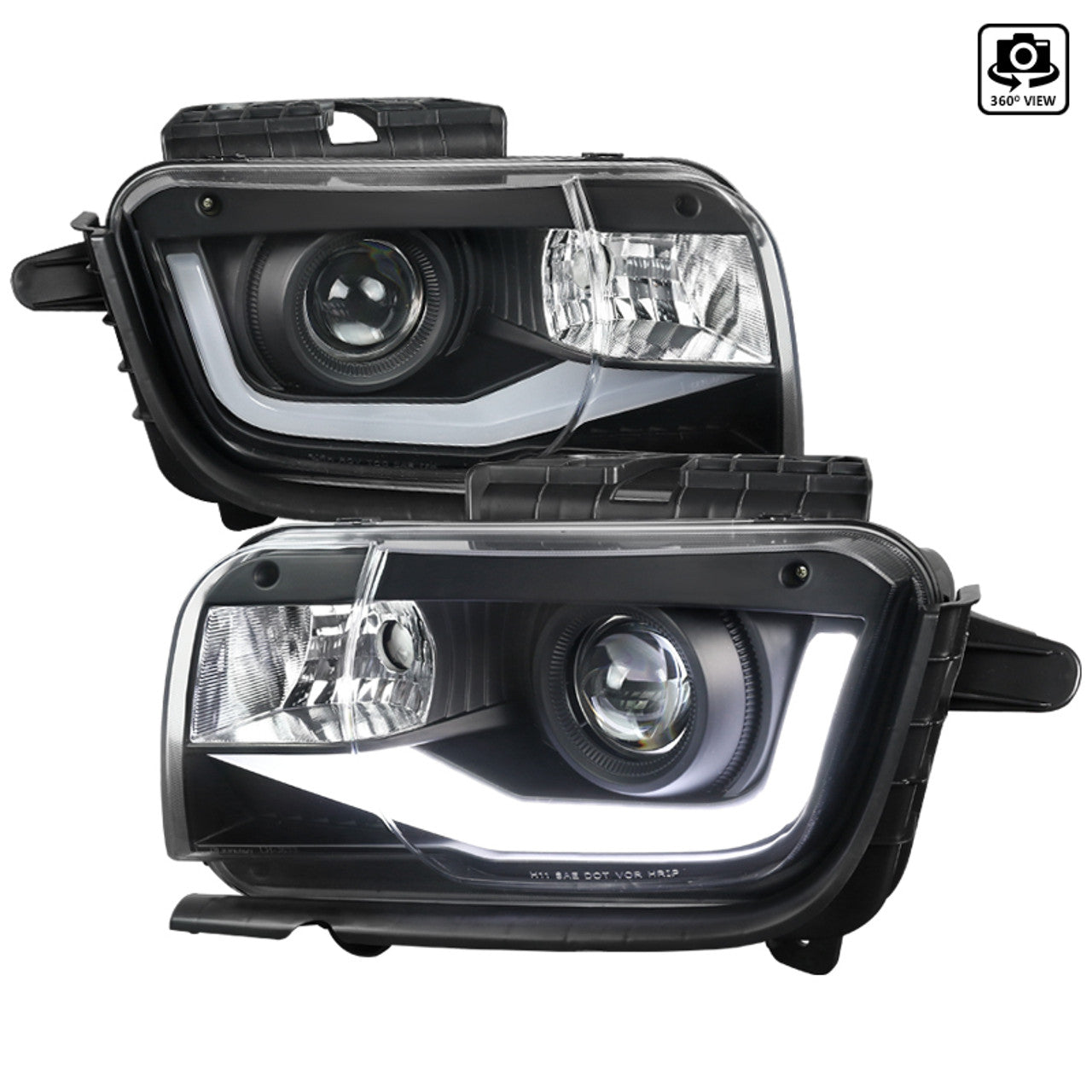 Faros delanteros estilo Chevrolet Camaro 6.ª generación 2010-2013, solo montaje en parachoques OEM