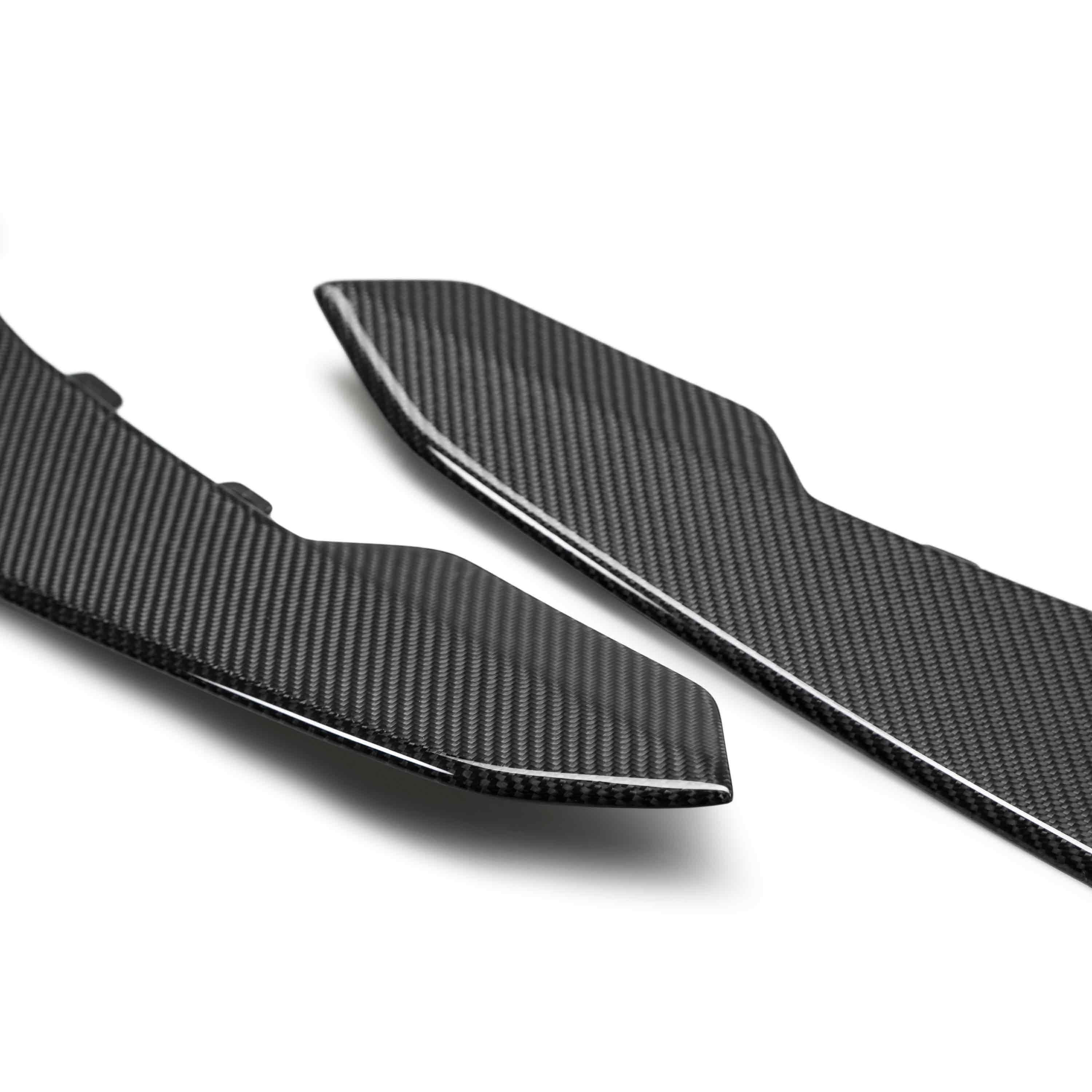 2019-2025 Chevy Camaro ZL1 1LE Track Package Carbon Fiber Canards (dive planes) Aftermarket AAUSA ZL1 Bumper Mold