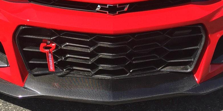 CHEVY CAMARO 2017-2023 OEM ZL1 1LE PARRILLA INFERIOR DE FIBRA DE CARBONO