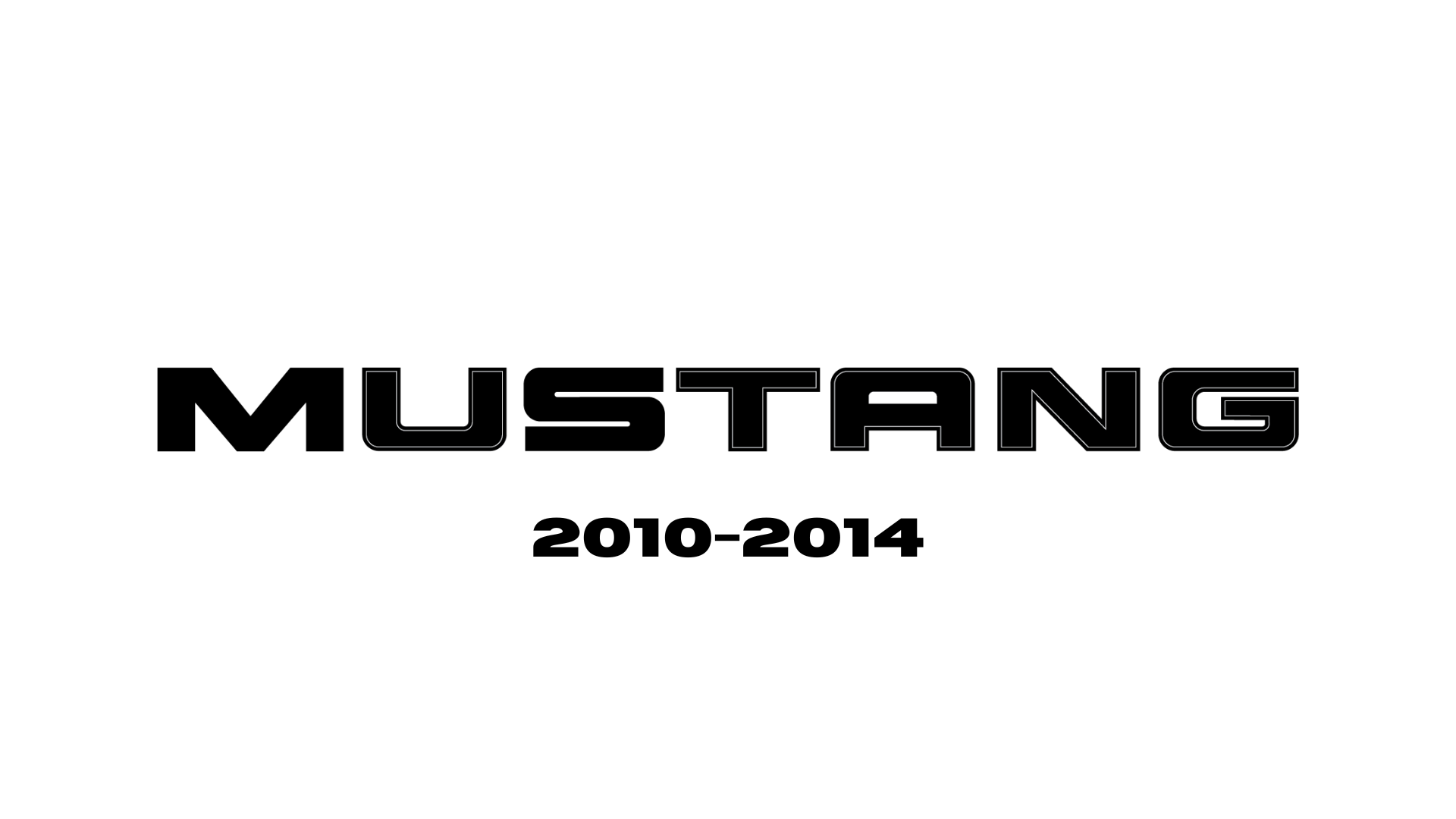 2010-2014 S197 Mustang