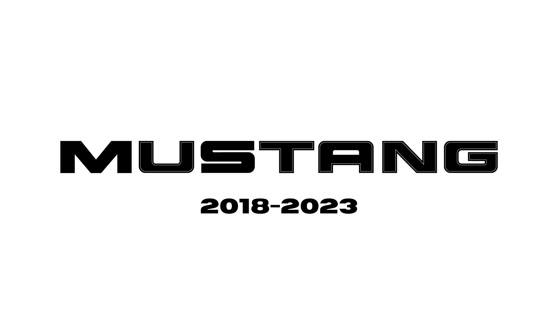 18-23 Mustang