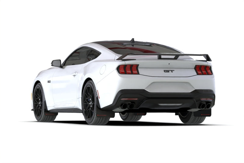 Mustang S650 Heritage SC V-Shaped carbon fiber front bumper with ABS grille and canards pair